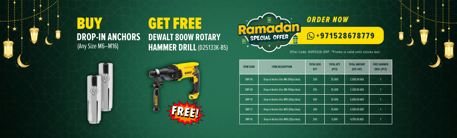 Drop in anchor with free dewalt machine ramadan offer Musical Instruments