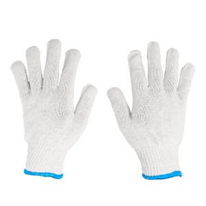 White Cotton Hand Gloves 