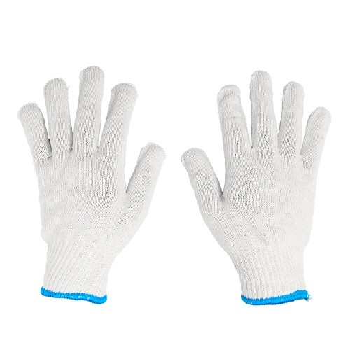 White Cotton Hand Gloves 